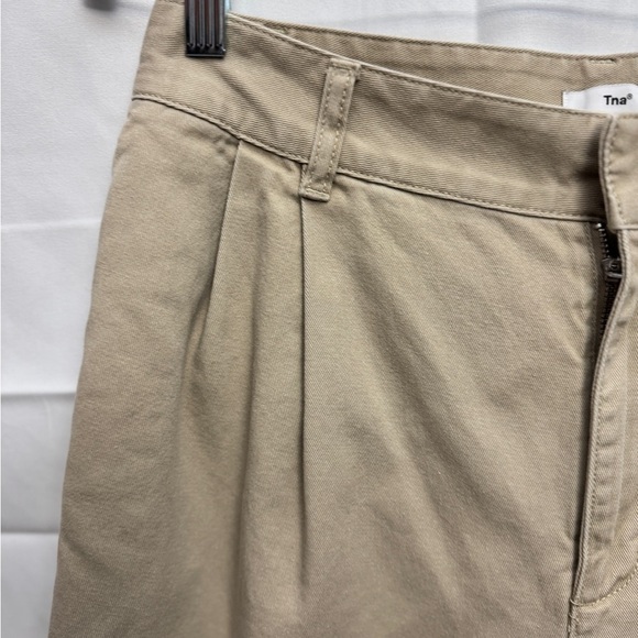 Aritzia TNA Wide Leg Pants Beige - Picture 5 of 10